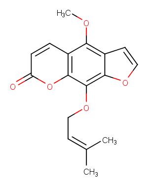 Phellopterin Chemical Structure