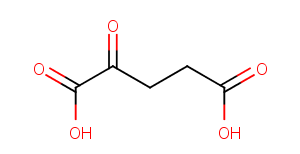 2-Ketoglutaric acid Chemical Structure