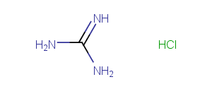 Guanidine hydrochloride Chemical Structure