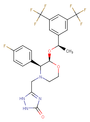 Aprepitant Chemical Structure