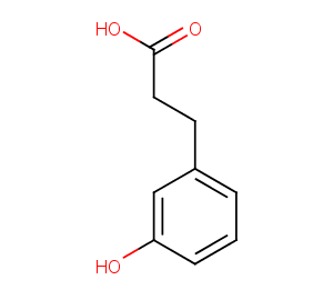3-(3-Hydroxyphenyl)propionic Acid Chemical Structure