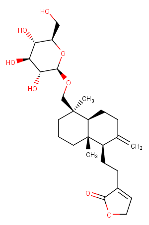 Neoandrographolide Chemical Structure