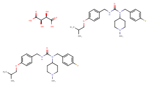 Pimavanserin tartrate Chemical Structure