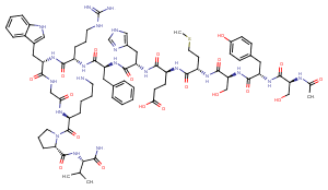 α-MSH Chemical Structure