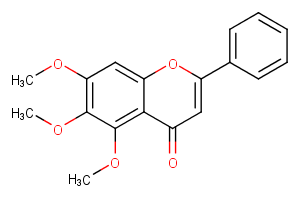 5,6,7-TRIMETHOXYFLAVONE Chemical Structure