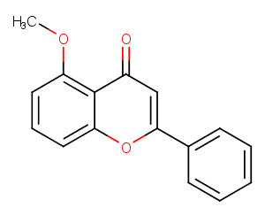 5-methoxyflavone Chemical Structure