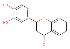 3,4-Dihydroxyflavone Chemical Structure