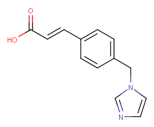 Ozagrel Chemical Structure