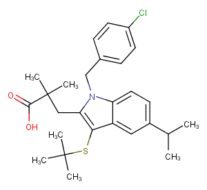 MK-886 Chemical Structure