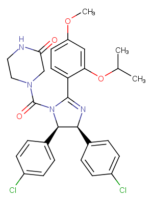 Nutlin-3a Chemical Structure