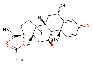 Fluorometholone Acetate Chemical Structure