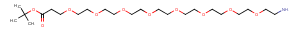 Amino-PEG8-Boc Chemical Structure