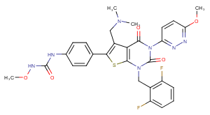 Relugolix Chemical Structure