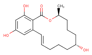 α-Zearalenol Chemical Structure