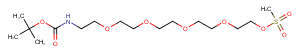 Boc-N-Amido-PEG5-Ms