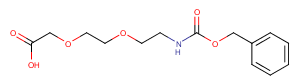 165454-06-8 Cbz-NH-PEG2-CH2COOH Chemical Structure