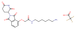 Thalidomide-O-amido-C6-NH2 TFA