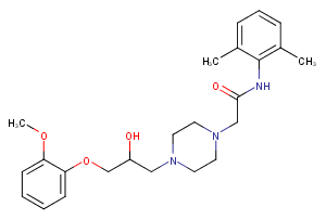 Ranolazine Chemical Structure