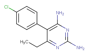 Pyrimethamine Chemical Structure