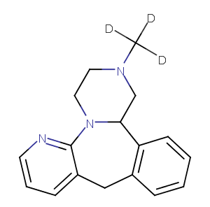 Mirtazapine D3 Chemical Structure