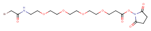 Bromoacetamido-PEG4-NHS ester