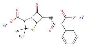 Carbenicillin disodium Chemical Structure