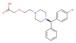 Levocetirizine Chemical Structure