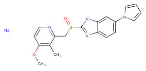 Ilaprazole sodium Chemical Structure