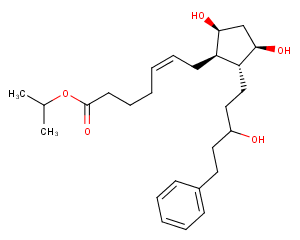 Latanoprost Chemical Structure