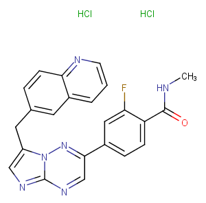 Capmatinib 2HCl Chemical Structure