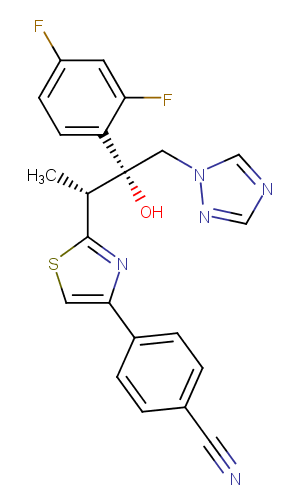 Ravuconazole Chemical Structure