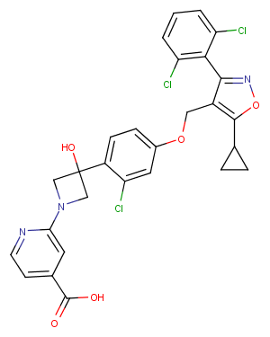 Cilofexor Chemical Structure