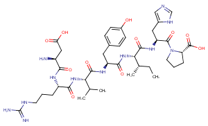 Angiotensin (1-7) Chemical Structure