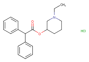 Piperidolate hydrochloride Chemical Structure