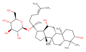 Ginsenoside C-K Chemical Structure