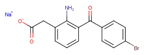 Bromfenac Sodium Chemical Structure
