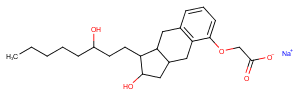 Treprostinil Sodium Chemical Structure