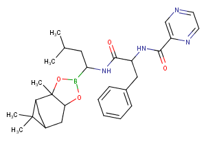 Bortezomib-pinanediol Chemical Structure