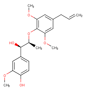 Myrislignan Chemical Structure