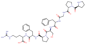 Bradykinin (2-9) Chemical Structure