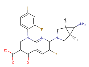 Trovafloxacin Chemical Structure