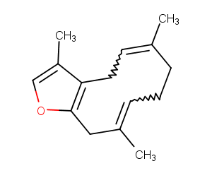 Furanodiene Chemical Structure