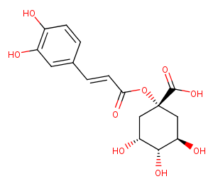 1-Caffeoylquinic acid Chemical Structure
