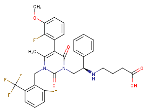 (R)-Elagolix Chemical Structure