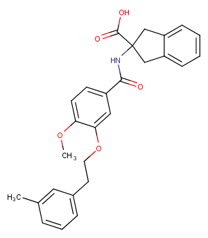 Edg-2 receptor inhibitor 1 Chemical Structure