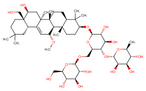 11(α)-Methoxysaikosaponin F Chemical Structure