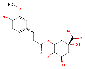 5-Feruloylquinic acid Chemical Structure