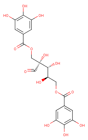 Hamamelitannin Chemical Structure