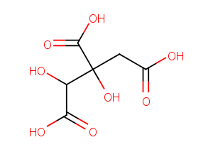 Hydroxycitric acid Chemical Structure