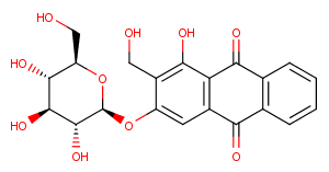 Lucidin 3-O-glucoside Chemical Structure